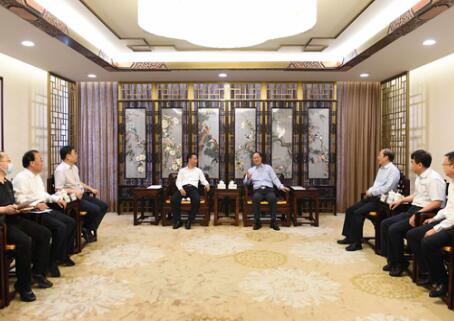 毛偉明、辛保安會見甘肅省長唐仁健