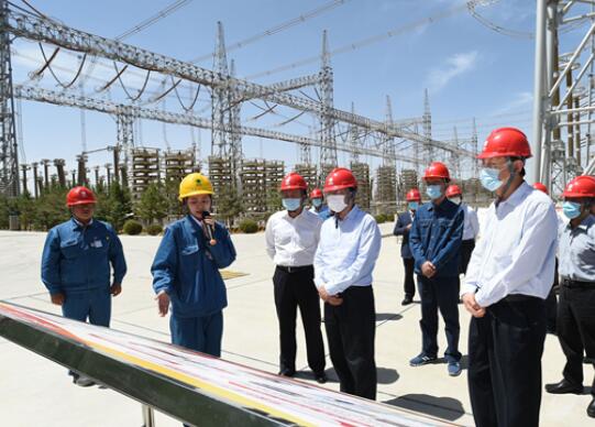 國家電網有限公司總經理、黨組副書記辛保安赴國網寧夏電力調研