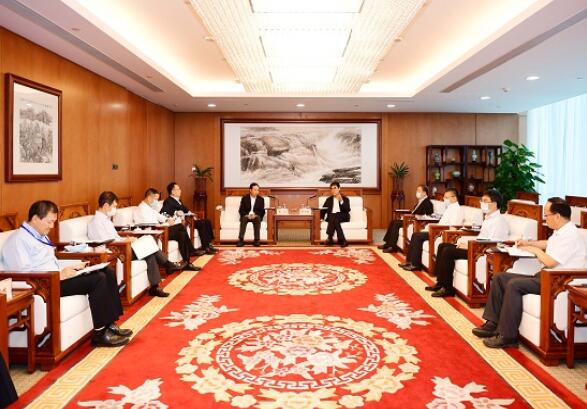 華能集團有限公司黨組書記、董事長舒印彪會見國開行董事長趙歡