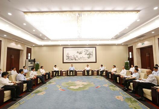 國家電網董事長毛偉明與浙江省委書記車俊、省長袁家軍會談
