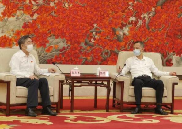 晏志勇、丁焰章拜會廣東省委常委、廣州市委書記張碩輔