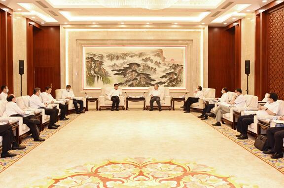 舒印彪拜會山東省委書記劉家義、省長李干杰