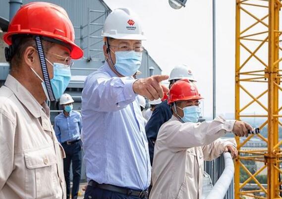劉國躍、米樹華到國華電力所屬兩電廠調研
