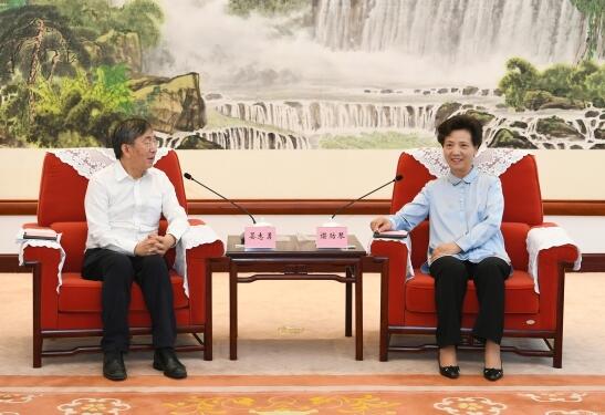 中國電建集團公司黨委書記、董事長晏志勇拜會貴州省委副書記、省長諶貽琴