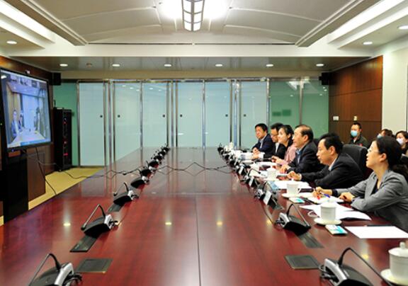 辛保安總經理與SAP公司全球執行董事會成員、全球業務總裁傅美黛舉行視頻會談