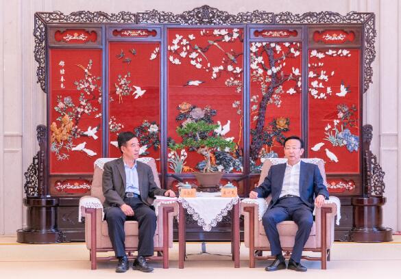 中國能建總經理、黨委副書記孫洪水拜訪揚州鎮江主要領導