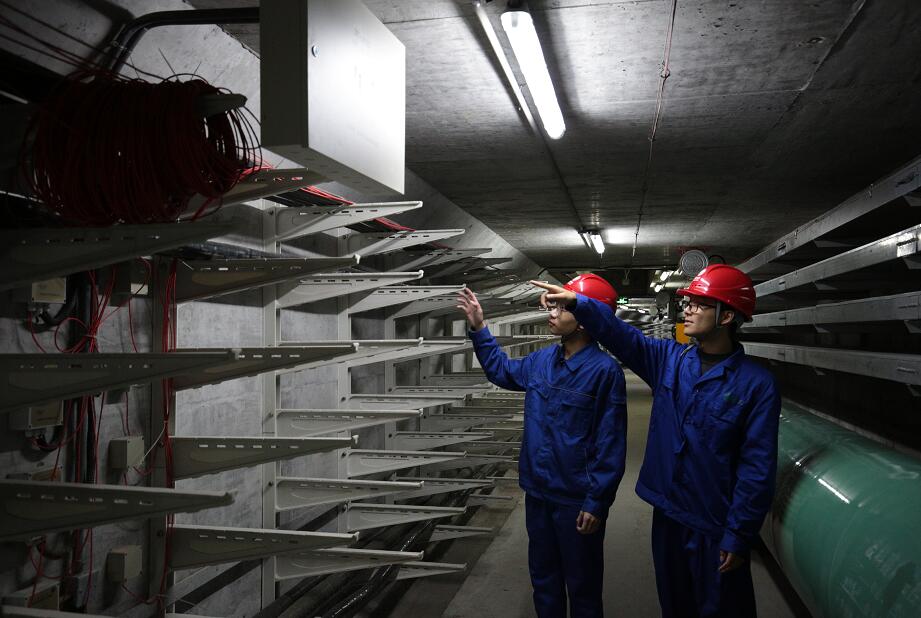 浙江寧波杭州灣新區濱海新城地下綜合管廊電力艙正式啟用