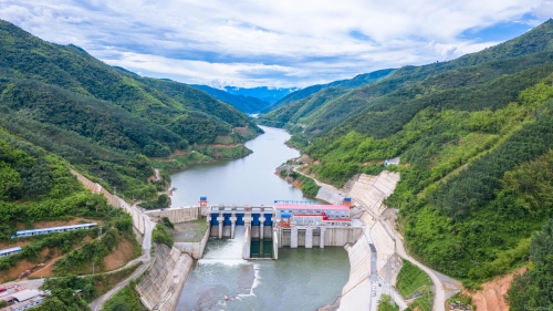老撾南歐江四級水電站發電量突破1億度