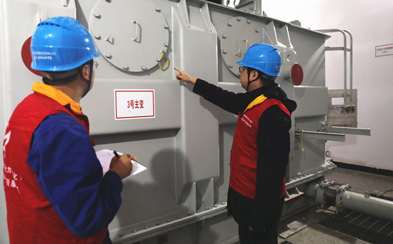 國網寧波市奉化區供電公司110千伏大成變成功擴容 確保城區電網無憂度冬