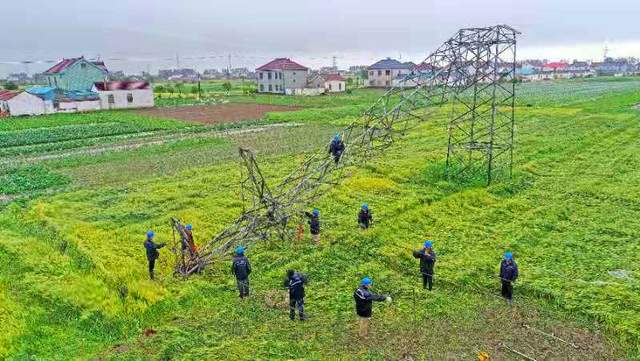 挑燈夜戰 連夜恢復受災電網供電