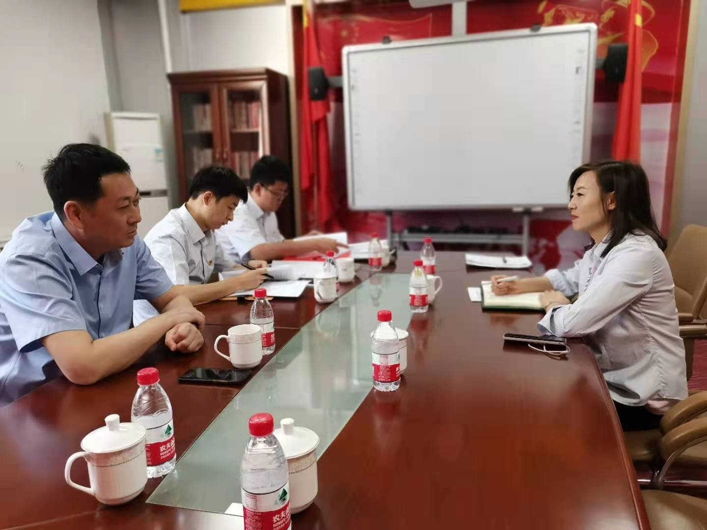 副局長王永強到烏海電業局千里山分局開展黨史學習教育督導、領學