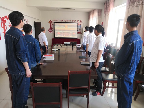 阿拉善電業局烏力吉供電分局慶建黨百年，憶初心使命