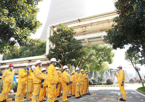 南京化學工業園熱電有限公司黨委組織開展“綠色家園，人人共創，一起向未來！”主題黨日