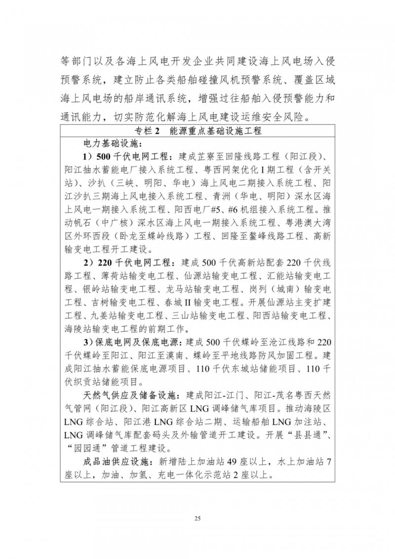 著力打造多元清潔能源供應體系！廣東陽江市發布《能源發展“十四五”規劃》（征求意見稿）