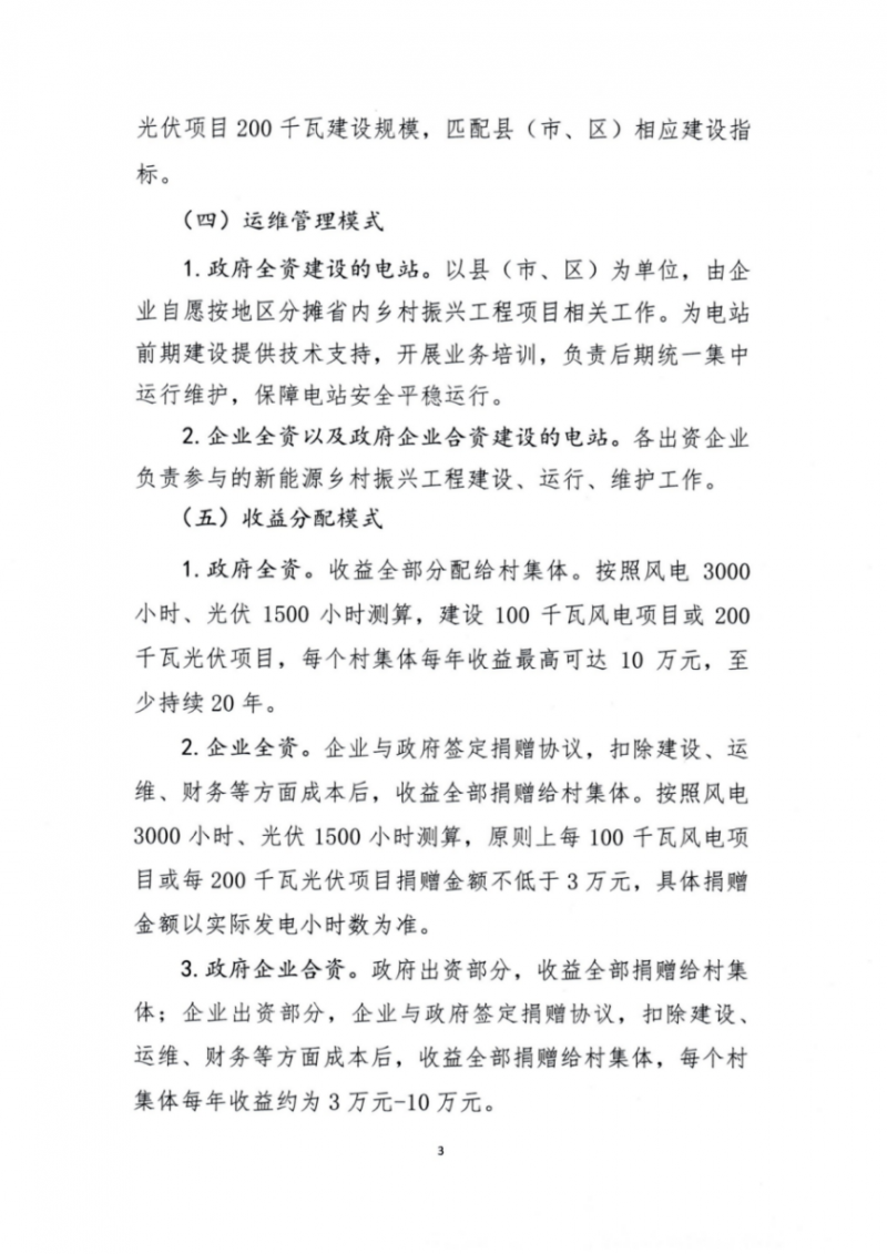 吉林省能源局發布全國首個出臺的省級“新能源+鄉村振興”方案！