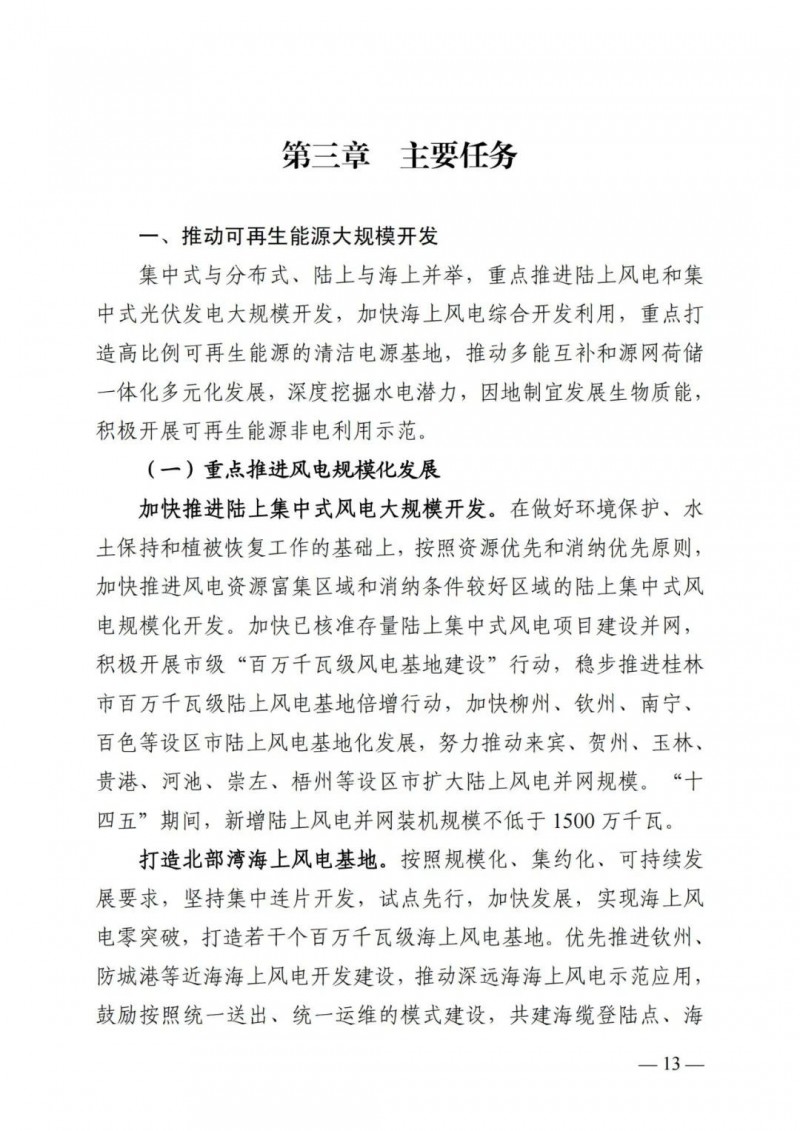 廣西“十四五”規劃：大力發展光伏發電，到2025年新增光伏裝機15GW！
