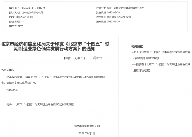 應用盡用！北京市鼓勵低速風電、高效光電、先進儲能等能源落地