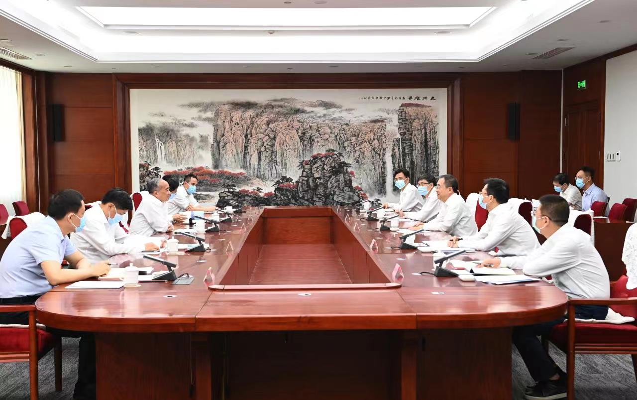 鄒磊拜會山西省委書記、省人大常委會主任林武