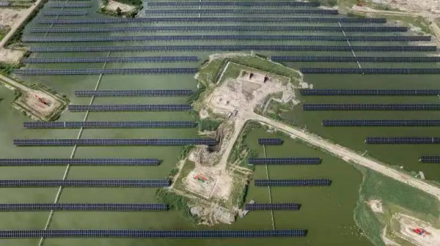 18.73MW！中石油首個水面光伏項目并網發電