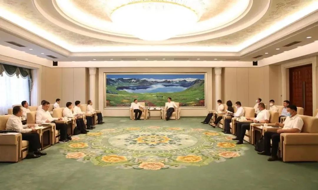 中國能建黨委書記、董事長宋海良拜會吉林省委常委、長春市委書記張志軍