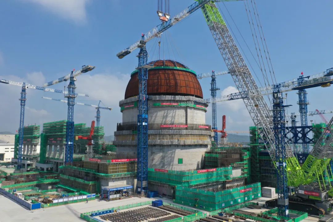 華龍一號建設再創新記錄!漳州核電2號機組“加冕”成功