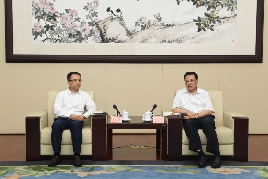 大唐集團公司黨組書記、董事長鄒磊拜會浙江省委書記、省人大常委會主任袁家軍