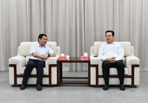 劉源拜會河北省委常委、副省長，雄安新區黨工委書記、管委會主任張國華