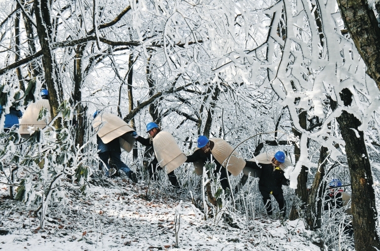 【新春滿能量 央企“不打烊”】“披氈戰隊”冰山護電