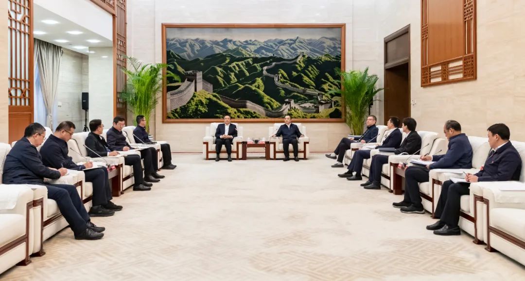 大唐集團黨組書記、董事長鄒磊會見哈電集團黨委書記、董事長曹志安