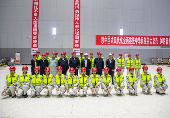 中國電建承辦的中央企業西南片區青年精神素養提升工程推進會在白鶴灘水電站舉行