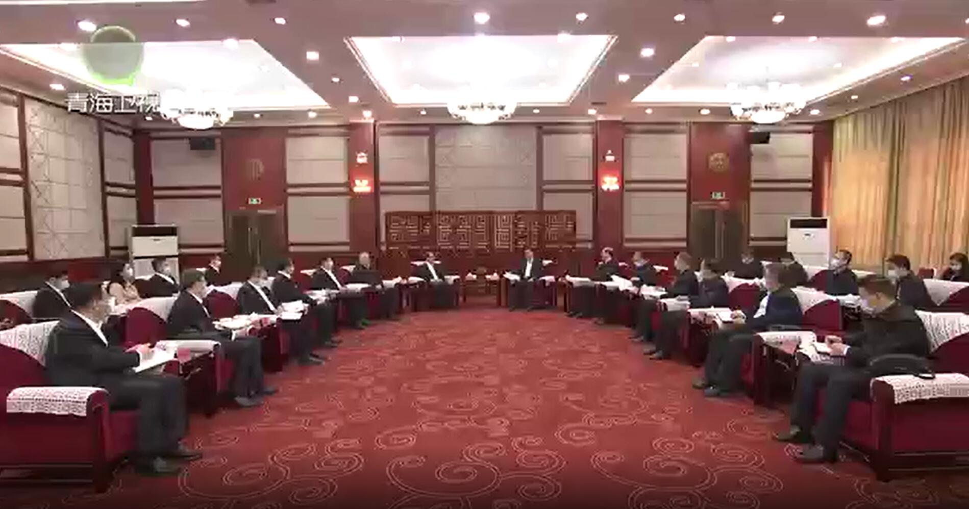 華電集團黨組書記江毅、黨組副書記葉向東拜會青海省委書記陳剛、省長吳曉軍