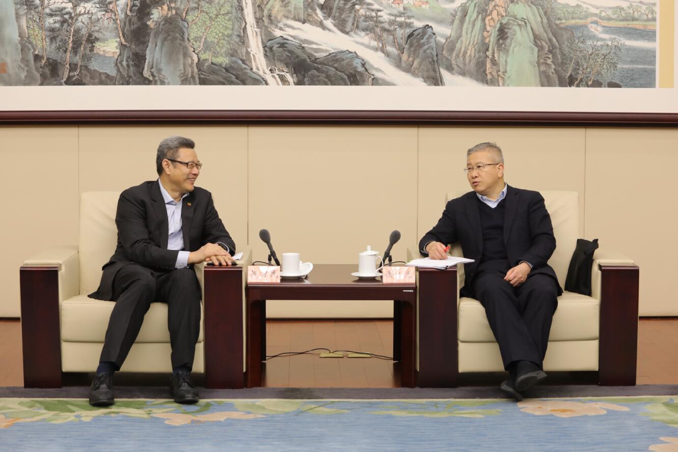 國家電投黨組書記、董事長錢智民拜會浙江省委常委、常務副省長徐文光