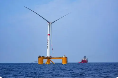 青島制造！我國首座深遠海浮式風電平臺“海油觀瀾號”完成海上安裝