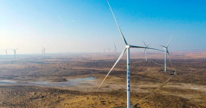 402.6MW！山東能源集團又一大型風電項目完成全部吊裝