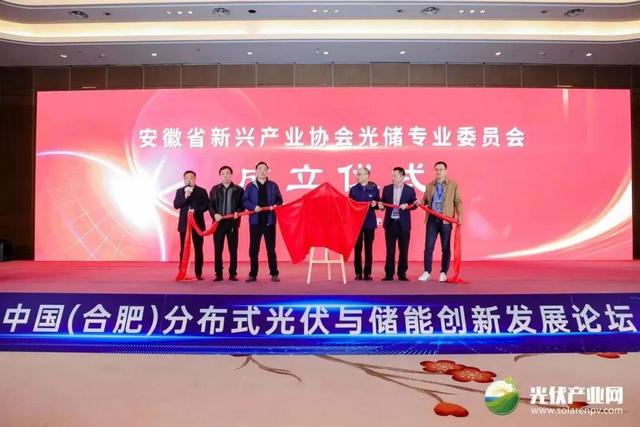 “安徽省新興產業協會光儲專業委員會”成立儀式在合肥舉行