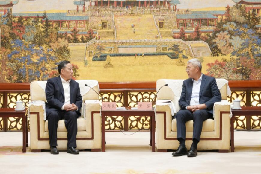宋海良拜會江西省委書記尹弘、省長葉建春并見證簽署戰略合作協議