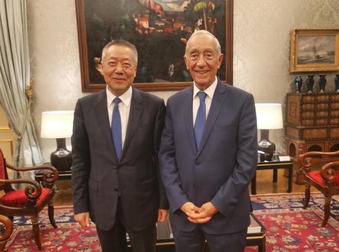 三峽集團董事長雷鳴山拜會葡萄牙總統德索薩
