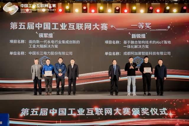 “水電行業工業大腦” 獲中國工業互聯網大賽領軍組第一名