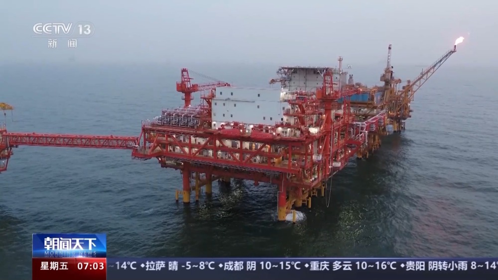 渤海油田2023年油氣產量創新高