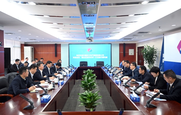 中國電建黨委常委、副總經理王小軍與東方電氣副總經理李忠軍舉行會談