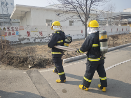 華潤電力盤錦公司發電黨支部、綜合黨支部聯合開展消防應急演練