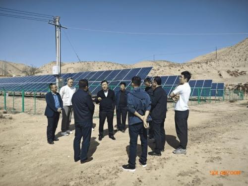 甘肅省市能源主管部門赴皋蘭調研光伏發電項目