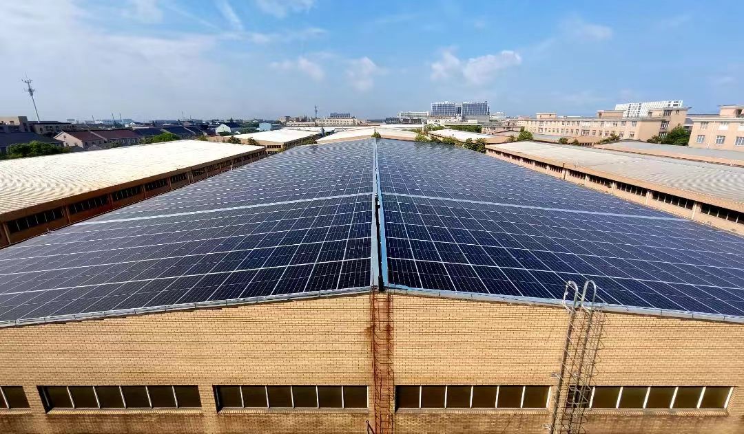中水物資上海公司助力德清東方工貿屋頂光伏項目并網發電