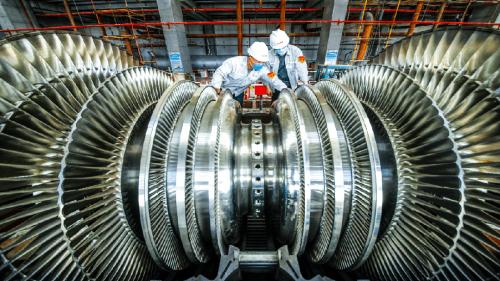 中新建電力集團38萬千瓦光伏發電項目并網發電