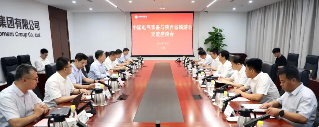 中國電氣裝備黨委書記、董事長李洪鳳會見麟游縣委書記王海剛