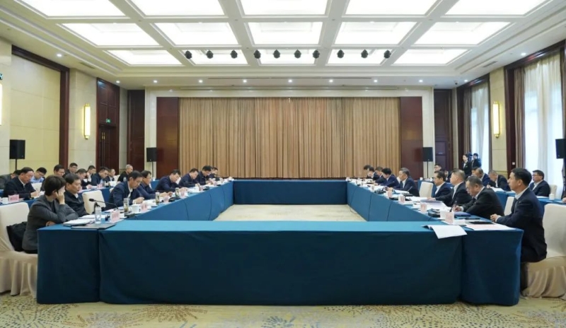 中國能建黨委書記、董事長宋海良與臨沂市委書記任剛會談