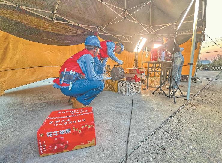 國網臨猗縣供電公司全產業鏈用電可靠，水果大縣果飄香