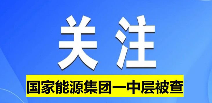 國家能源集團一中層被查！