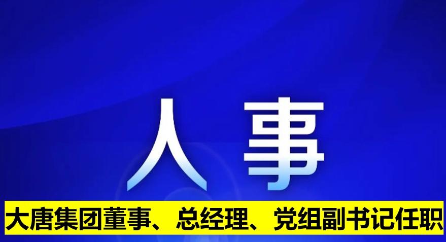 大唐集團董事、總經理、黨組副書記任職