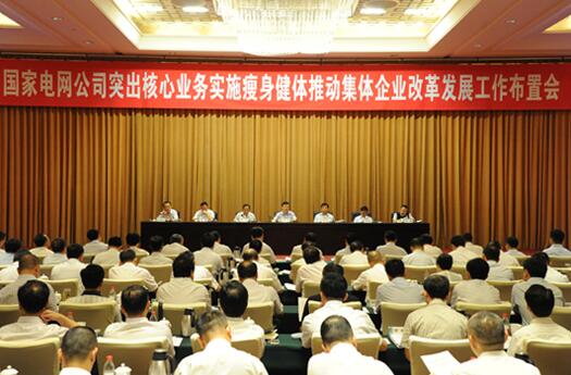 國家電網公司突出核心業務實施瘦身健體推動集體企業改革發展工作布置會在京召開